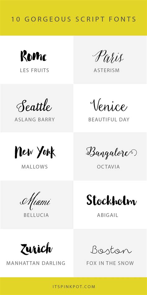 10 Gorgeous Script Fonts Fonts Calligraphy And Free