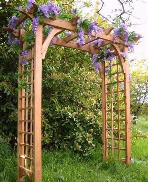 15 Beautiful Wooden Arches Creating Romantic Garden Design Garden
