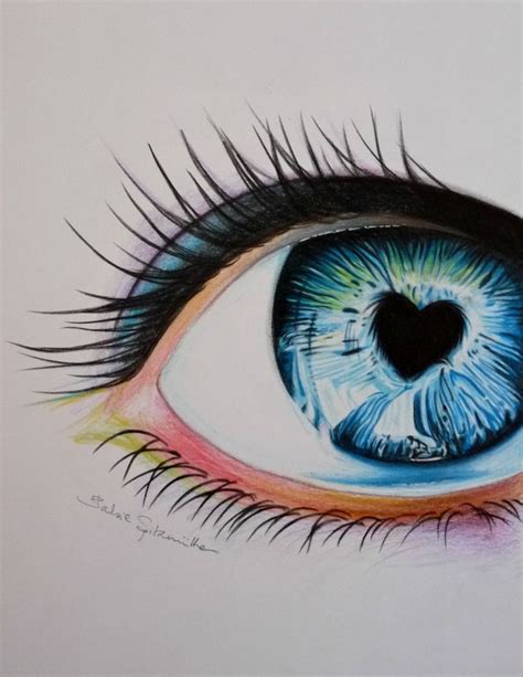 Colored Pencil Eye Drawing By Barbiespitzmuller On Deviantart Eye
