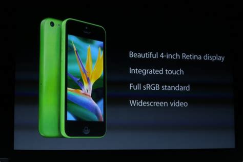 Apple Announced Iphone 5c Specifications And Details