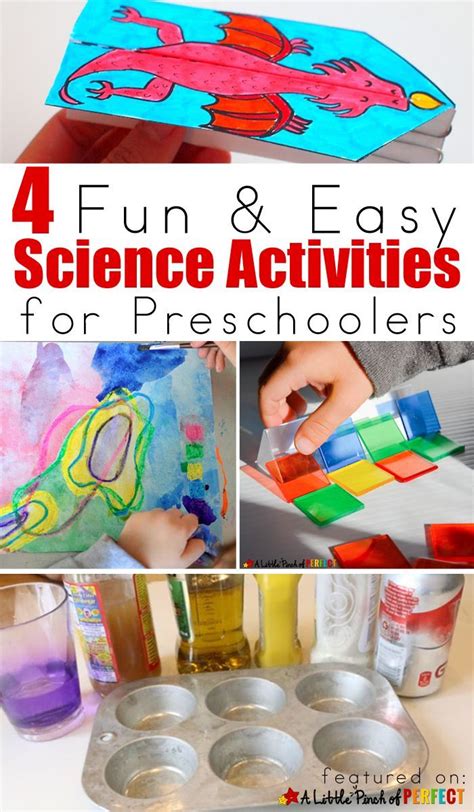 4 Fun And Easy Science Activities For Preschoolers Science Activities