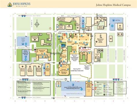 A Campus Map The Johns Hopkins Institute For Clinical And