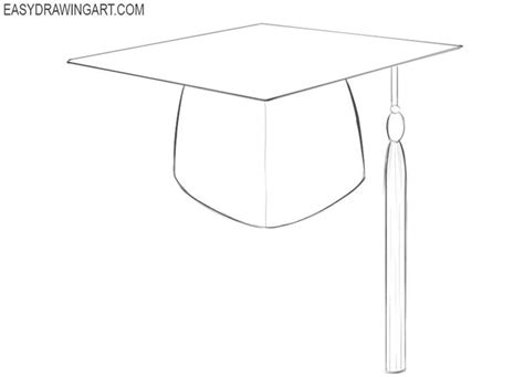 How To Draw A Graduation Cap Easy Graduation Cap Drawing Graduation