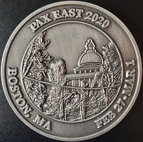 Pax East 2020 Challenge Coin Thread 2021 Coin Message On Page 3