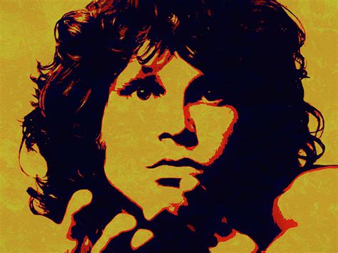 Jim Morrison Pop Art Painting By Dan Sproul