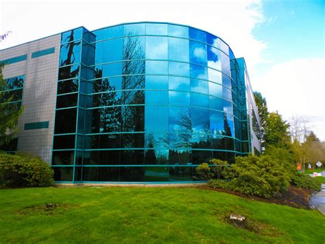 Commercial Glass Window Film Tinting Buildings Stores