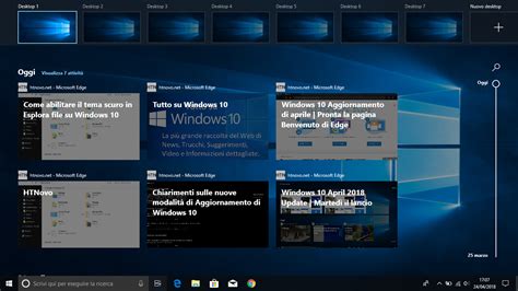 La Timeline Di Windows 10 Arriva Sul Web