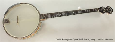 2013 Ome Sweetgrass Open Back Banjo Sold