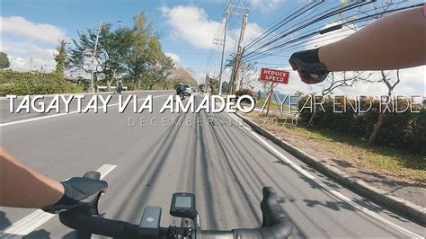 YEAR END SOLO RIDE TAGAYTAY VIA AMADEO YouTube