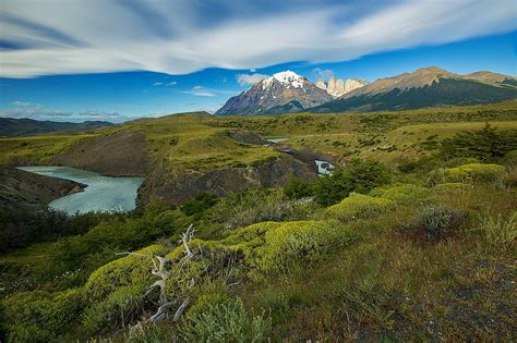 Earth River Chile Cloud Mountain Patagonia Hd Wallpaper Peakpx
