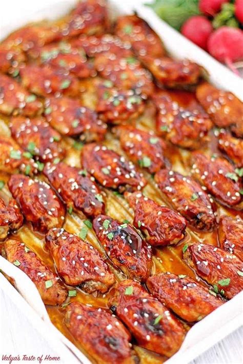 Diced cooked chicken, 1 med. Nom Award Winning Chicken Wings Recipes | Chicken wing recipes, Glazed chicken, Chicken ...