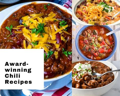 11 Award Winning Chili Recipes Food Meanderings
