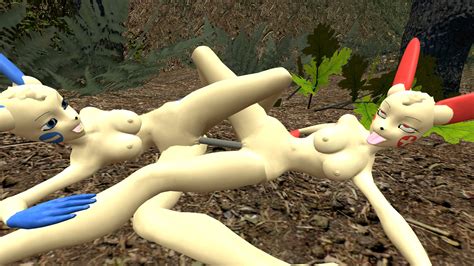 rule 34 3d anthro ass breasts dildo duo female forest furry garry s mod minun nintendo