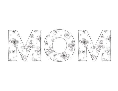 Mom In Bubble Letters Free Printables Freebie Finding Mom