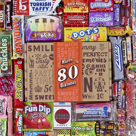 Buy Vintage Candy Co 80th Birthday Retro Candy T Basket 1943