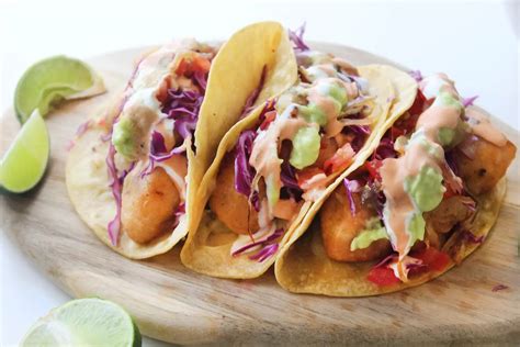 Tacos De Pescado Y Camarón Capeado Gambas Horno Mx