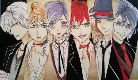 Anime hair is what makes anime heroes. Diabolik Lovers by Shiori-88 on DeviantArt