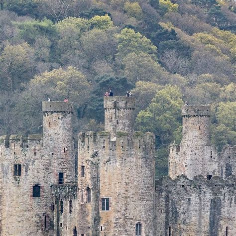 Towers Conwy Castle Conwy Ukcoastwalk Photo Quintin Lake
