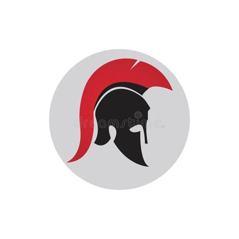 Spartan Gladiator Logo Template Stock Vector Illustration Of Warrior