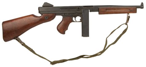 Deactivated Wwii Thompson M1a1 Submachine Gun Allied Deactivated Guns