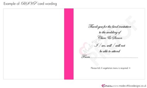 Deliver elegant online wedding invitations directly to all of your friends and family with greenvelope. Made With Love Wording for RSVP Cards - Wording Templates ...