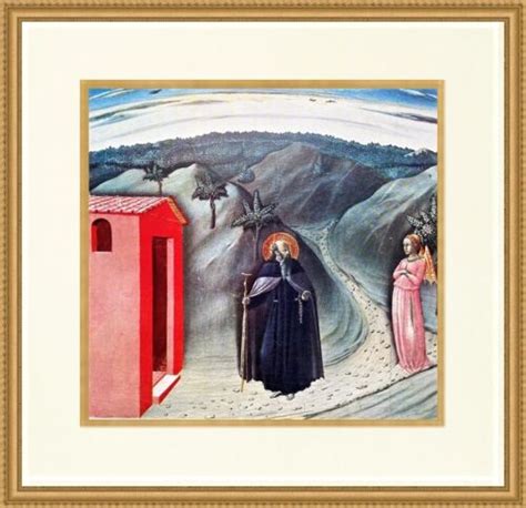 Sassetta Saint Anthony Tempted By The Devil Museum Print Newly Custom Framed Ebay