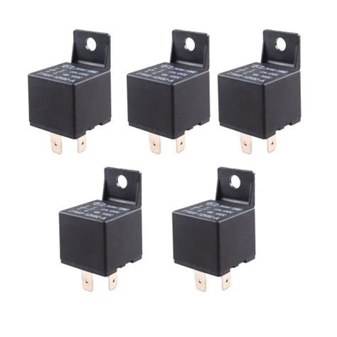 Buy E Support Car Relay 12v 40a Spst 4pin Pack Of 5 40a 4pin Spst In Us
