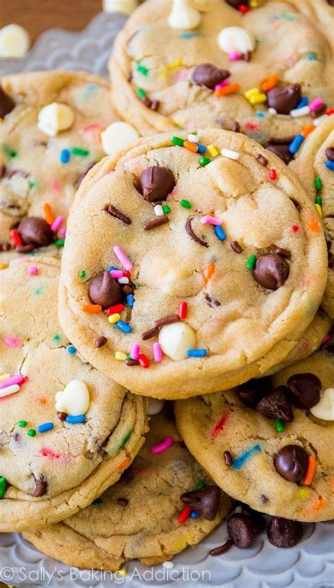 Cake Batter Chocolate Chip Cookies Sally S Baking Addiction