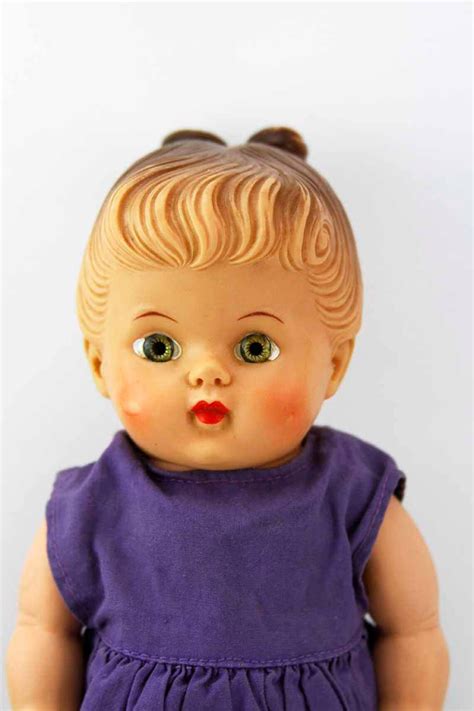 Early 1950s Eegee Pre Miss Cuddle Bun Baby Doll Vinyl Infant Etsy