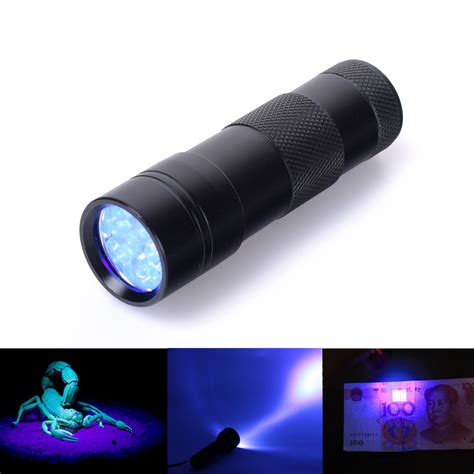 T6 Q5 Zoomable Led Uv Flashlight Torch Light 395nm Ultra Violet Light