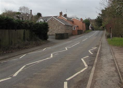Zigzag White Markings On The Main Road © Jaggery Geograph Britain