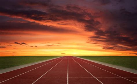Running Track Pictures Images And Stock Photos Istock