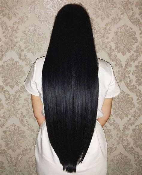lunasangel♡ black hair inspiration long hair styles long black hair