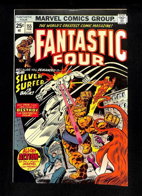 Fantastic Four 155 Silver Surfer Full Runs And Sets Marvel Human
