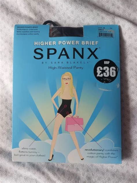 SPANX HIGHER POWER High Waisted Power Panty Size A BLACK Shapewear 12
