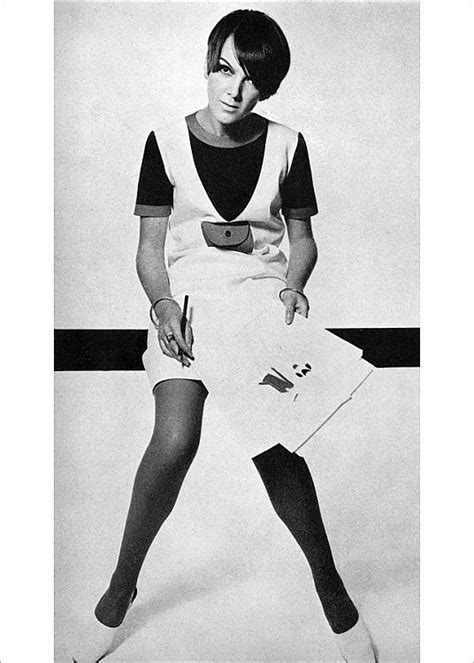 Print Of Mary Quant British Fashion Designer And Fashion Icon Mary