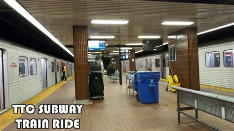 4k Ttc Subway Train Ride From Kipling To Kennedy Station Bloor