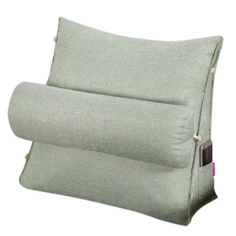 Bed Rest Reading Pillow Bedrest Pillows With Arm Rests And Neck Roll For Reading Watching Tv