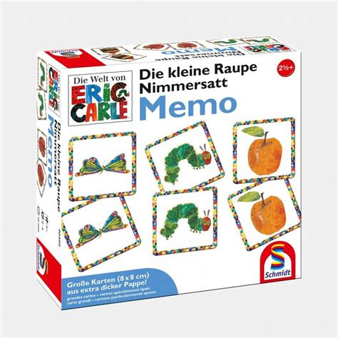 Read 8,327 reviews from the world's largest community for readers. Die kleine Raupe Nimmersatt, Memo von Schmidt Spiele (40455) | Echtkind | Raupe, Raupe nimmersatt