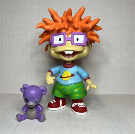 rugrats nickelodeon chuckie finster 5 5 2017 just play complete with teddy bear 4604031264