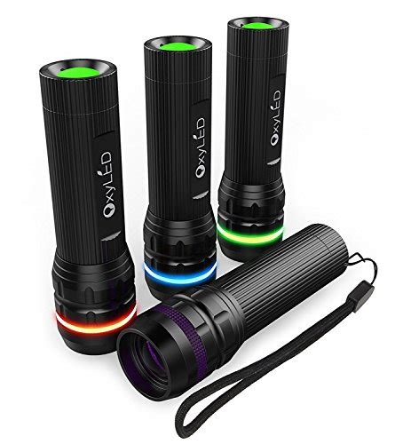 4 Pack Oxyled Oxywild Md02 Zoomable Mini Led Flashlight 3 Lighting