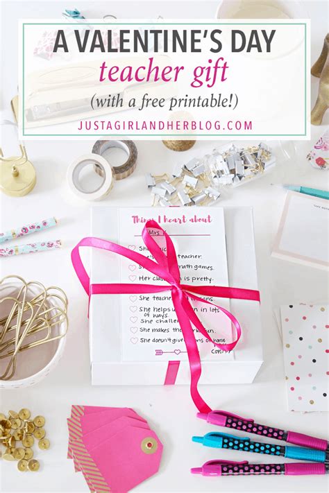 Maybe you would like to learn more about one of these? A Super Simple Valentine's Day Teacher Gift - Just a Girl ...