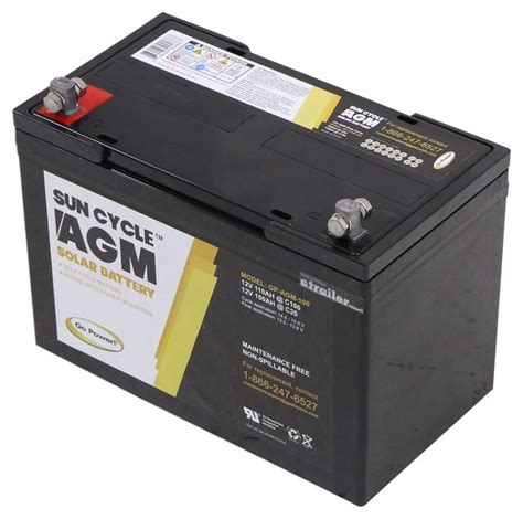 Choosing deep cycle rv batteries can be hard. Go Power AGM RV Battery - Deep Cycle - Group 27 - 12V ...