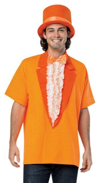 Dumb And Dumber Lloyd Orange Tuxedo Costume T Shirt Adult Mens