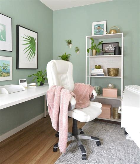 So this chair is probably going to get relegated to the master bedroom where. Trending: Blush Pink Accents | Green room decor, Green ...