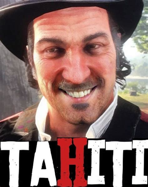 A Man In A Hat Smiling For The Camera With Words That Read Tahti