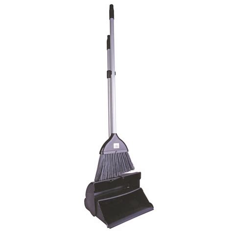 Lobby Dustpan And Brush Set Black Bidfood Catering Supplies