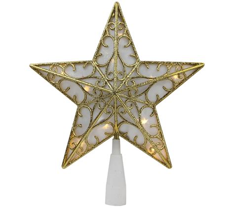 Northlight Glitter Star Led Christmas Tree Topper