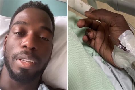 Love Island’s Marcel Somerville Says He ‘nearly Died’ As He Talks From His Hospital Bed After