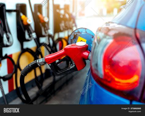 Car Fueling Gas Image And Photo Free Trial Bigstock